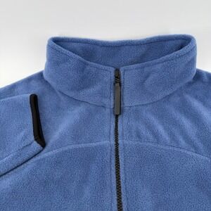 Preswick Moore Blue Fleece Pullover Sweatshirt Jacket Men's Size L